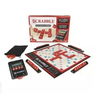 New SCRABBLE ELECTRONIC SCORING Crossword Board Ga